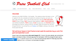 Desktop Screenshot of pairefootballclub.org