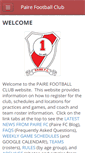 Mobile Screenshot of pairefootballclub.org